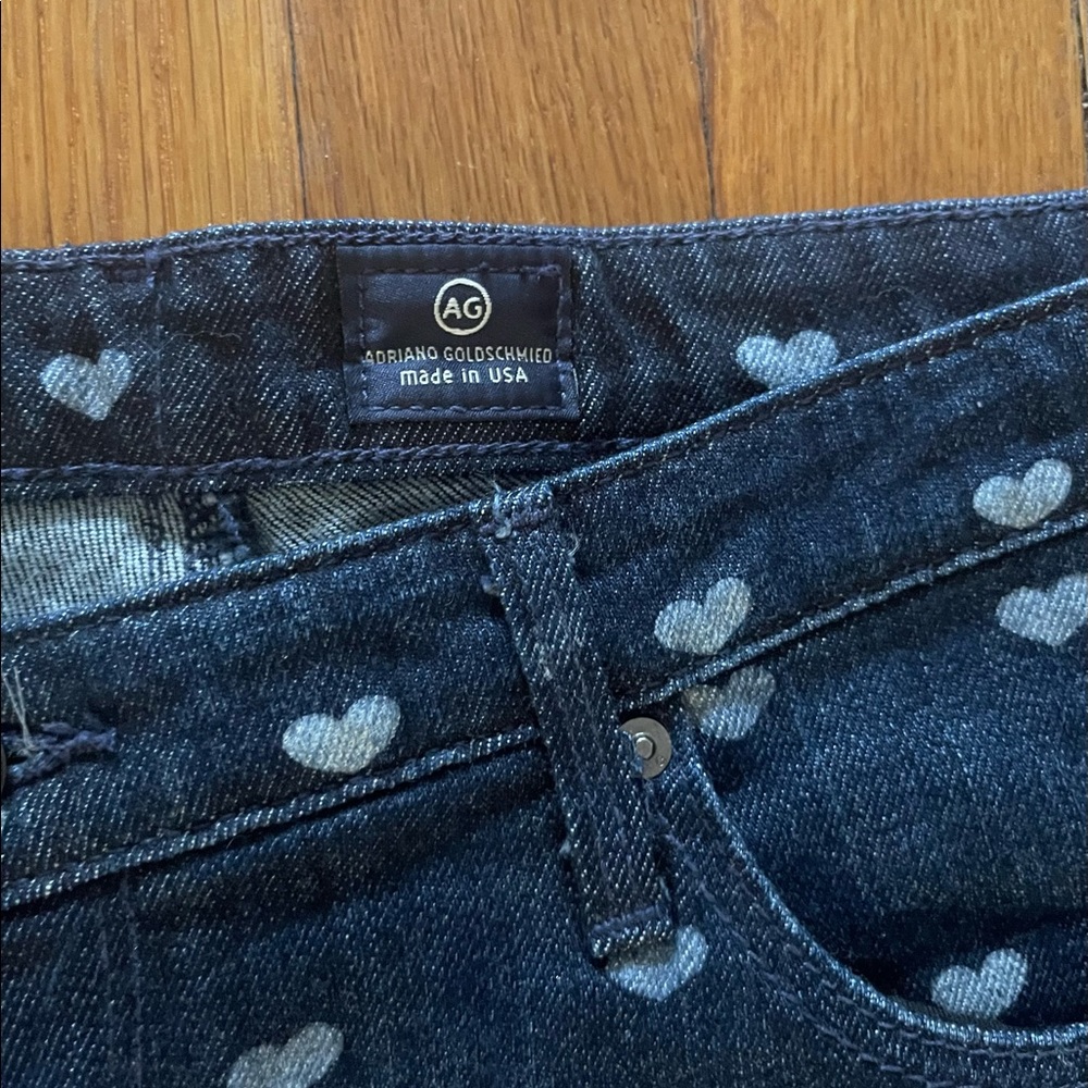 AG anthropology heart jeans